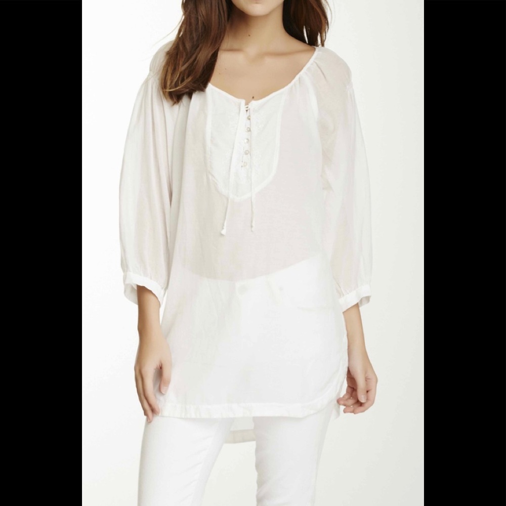 Embroidered Tunic Blouse